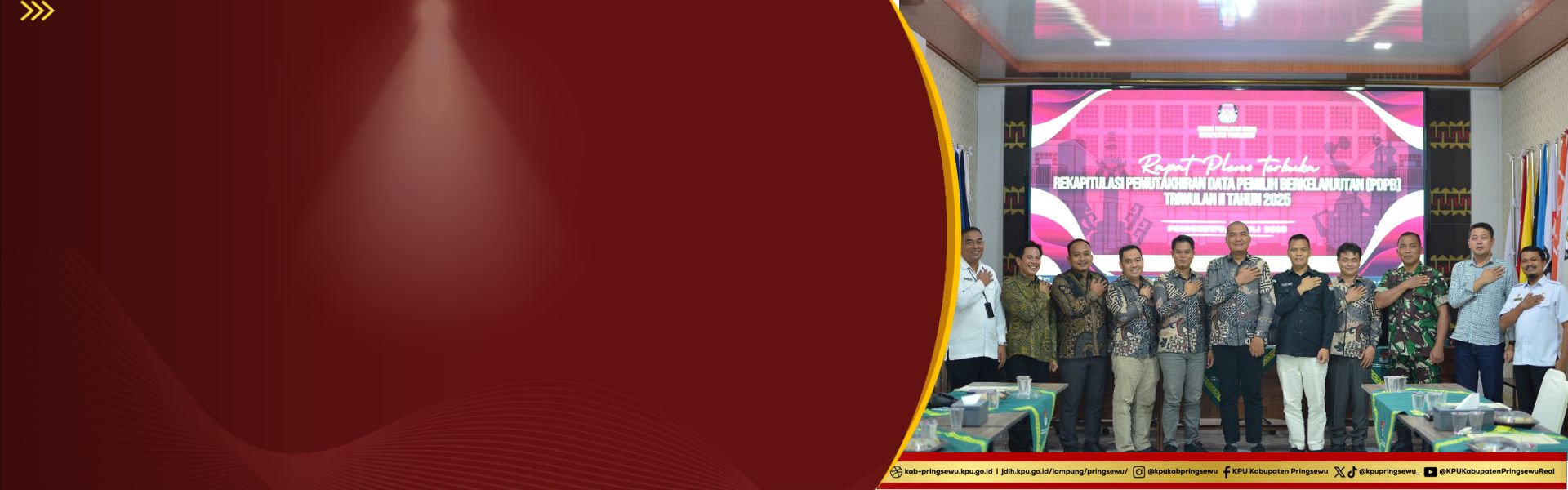 Rapat Pleno Rekapitulasi PDPB Triwulan II Tahun 2025