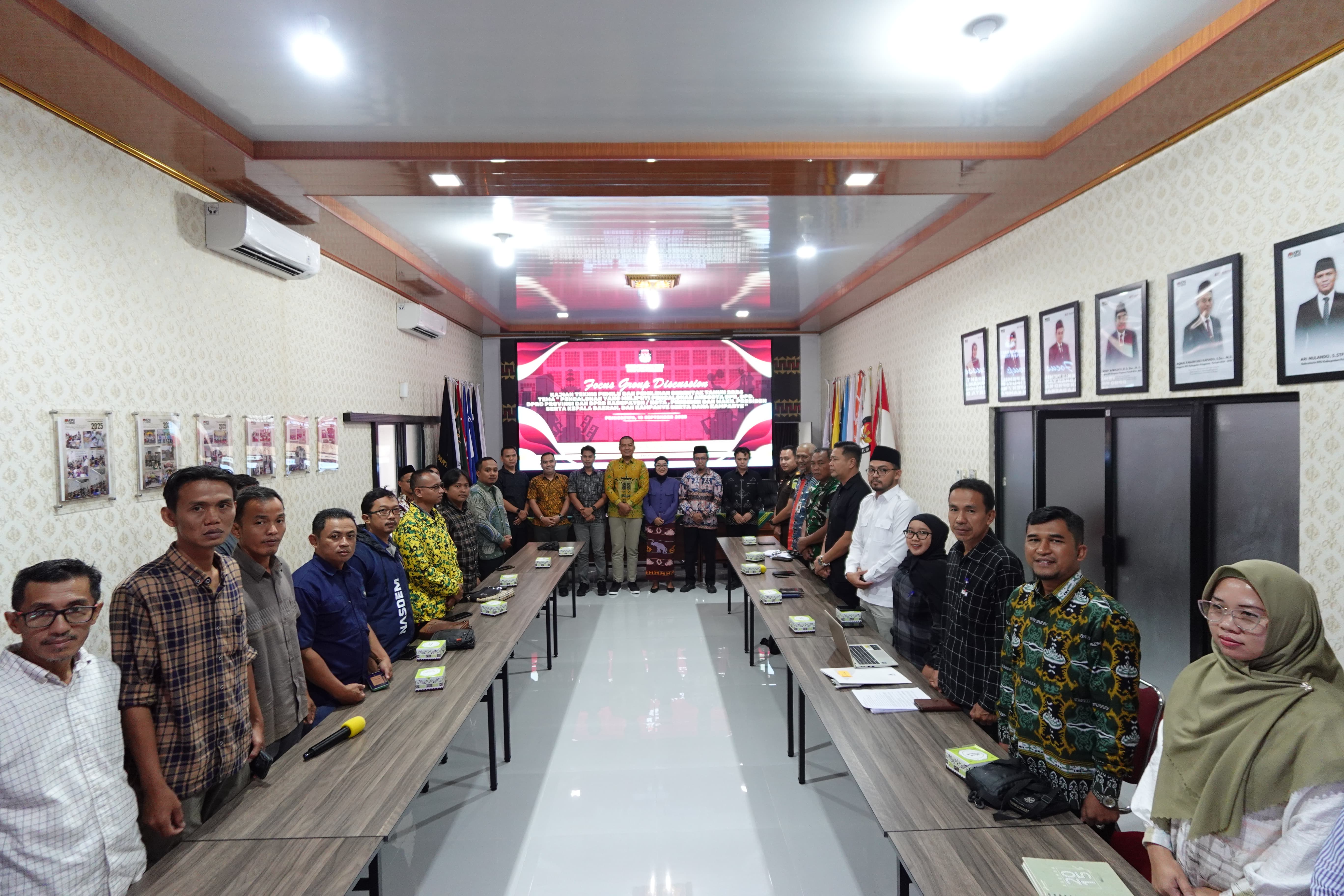 Focus Group Discussion (FGD) Kajian Teknis Pemilu dan Pemilihan Tahun 2024