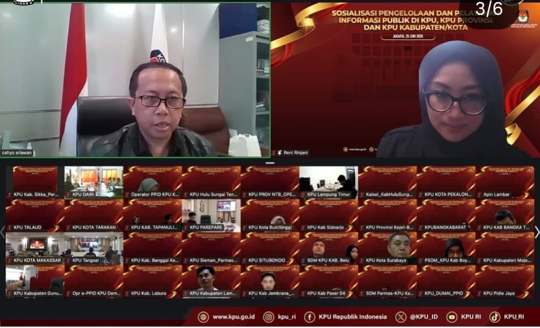 Sosialisasi Pengelolaan dan Pelayanan Informasi Publik di KPU