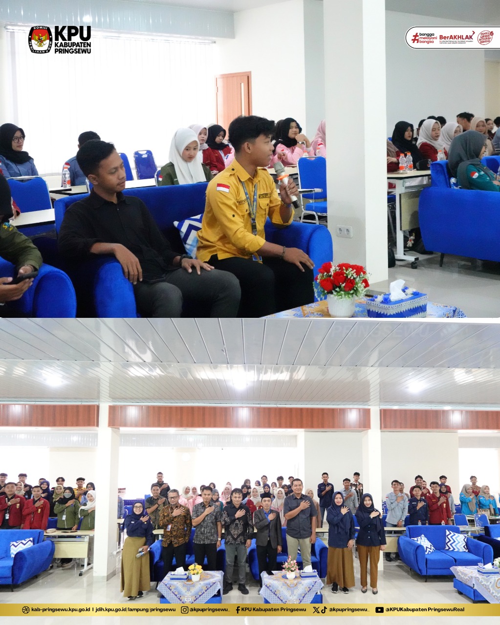 Sosialisasi Pendidikan Pemilih di Universitas Muhammadiyah Pringsewu