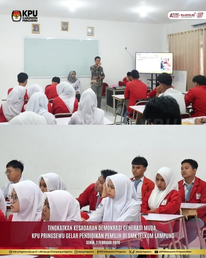 Sosialisasi dan Pendidikan Pemilih Pemula SMK Telkom Lampung