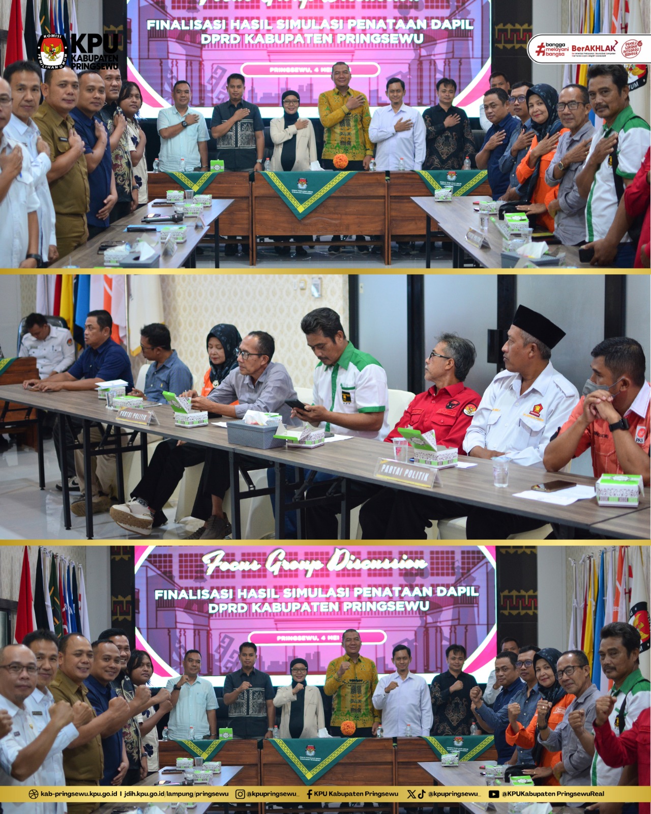 Focus Group Discussion Finalisasi Hasil Simulasi Penataan Dapil