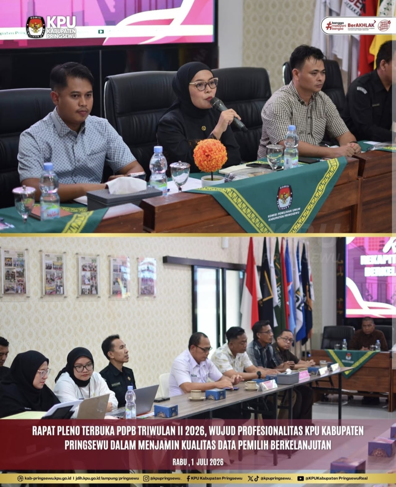 Rapat Pleno Rekapitulasi PDPB Triwulan II Tahun 2026